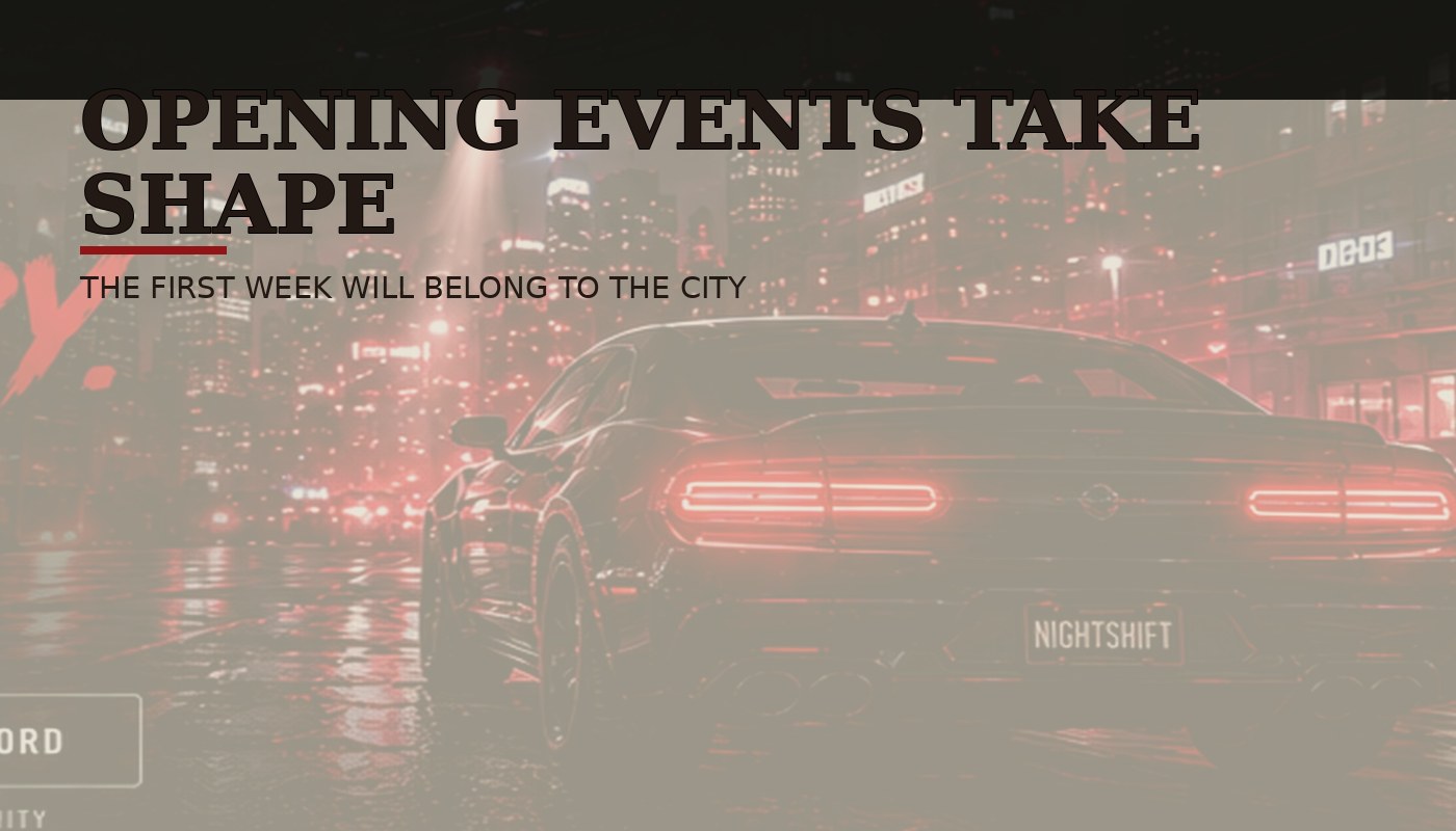 Opening Events Designed to Create Connections